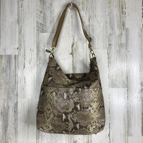 Cynthia Rowley Womens Brown Tan Shoulder Bag OS - Picture 1 of 8